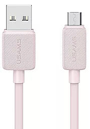 Кабель USB Usams US-SJ690 10w 2a micro USB cable pink