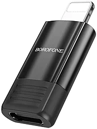 Адаптер-переходник Borofone BV18 M-F Lightning -> USB Type-C Black