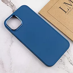 Чехол Epik TPU Bonbon Metal Style для Apple iPhone 11 (6.1") Синий / Denim Blue - миниатюра 4