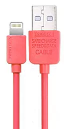 Кабель USB Remax Light Lightning Cable Red (RC-006i)
