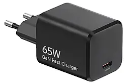 Сетевое зарядное устройство с быстрой зарядкой 4U GaN 65W USB-C fast charger black (YD-65LUC1) - фото Сетевое зарядное устройство с быстрой зарядкой 4U GaN 65W USB-C fast charger black (YD-65LUC1)