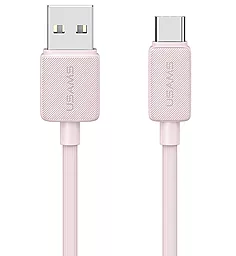 Кабель USB Usams KY Series 15w 3a USB Type-C cable pink (US-SJ688)