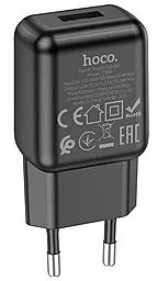 Сетевое зарядное устройство Hoco C96A 2.1a home charger black