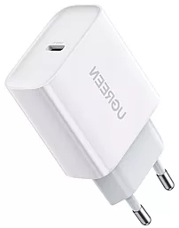 Сетевое зарядное устройство Ugreen CD137 20w PD USB-C home charger white (60450)