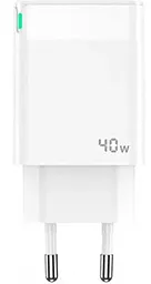 Мережевий зарядний пристрій Jellico C121 40W PD 2xUSB-C +USB-C-C cable white - мініатюра 3