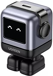 Мережевий зарядний пристрій Ugreen CD361 Robot Nexode RG 30w PD GaN USB-C home charger black