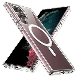Чехол Original with MagSafe для Samsung Galaxy S24 Ultra/S928 Transparent