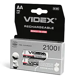 Акумулятор Videx AA (R6) 2100mAh 2шт - фото Акумулятор Videx AA (R6) 2100mAh 2шт