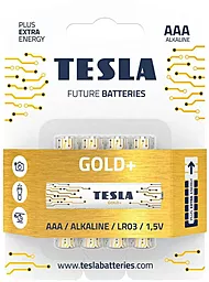 Батарейки Tesla AAA / LR03 Gold+ 4шт