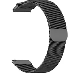 Змінний ремінець для розумного годинника BeCover Milanese Style для Xiaomi Amazfit Bip Lite/Bip S Lite/GTR 42mm/GTS/GTS 3/GTS 2 mini/ Mobvoi TicWatch S2/TicWatch E (20mm) Black (707679)