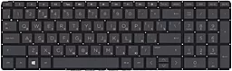 Клавіатура для ноутбуку HP Spectre X360 15-CH з підсвіткою клавіш