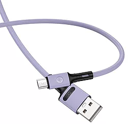 Кабель USB Usams U52 10w 2a micro USB cable purple (SJ435USB04)