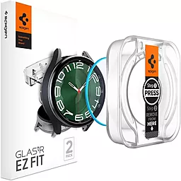 Захисне скло Spigen для Galaxy Watch 6 Classic (47mm) - EZ FiT GLAS.tR (2шт), Clear (AGL07066)