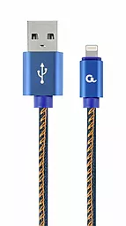 USB Кабель Cablexpert Premium 2m 2.1a Lightning Cable Blue (CC-USB2J-AMLM-2M-BL)