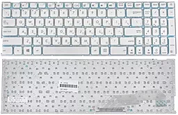 Клавіатура для ноутбуку Asus X541 series без рамки White