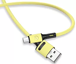 Кабель USB Usams U52 10w 2a micro USB cable yellow (SJ435USB03)