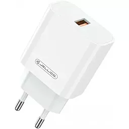 Сетевое зарядное устройство Jellico AK165 22.5W QC USB-A + Lightning cable white - миниатюра 2
