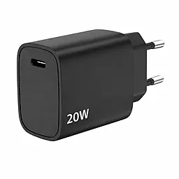 Сетевое зарядное устройство с быстрой зарядкой 4U Gespeed GaN 20W fast charger black (YD-20AC1) - фото Сетевое зарядное устройство с быстрой зарядкой 4U Gespeed GaN 20W fast charger black (YD-20AC1)
