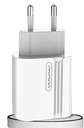 Сетевое зарядное устройство WUW C141 20w PD USB-C/USB-A ports charger white - миниатюра 4