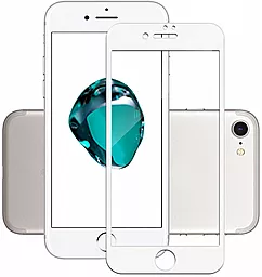 Захисне скло TOTO 5D Full Cover Tempered Glass Apple iPhone 7, iPhone 8, iPhone SE 2020 White (F_46603)