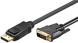 Відеокабель MediaRange Display Port - DVI М-М 24+1pin 2 м Black (MRCS199)
